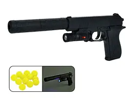 Пістолет METR пластикові кулі 30см K2119-B+