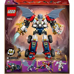 Конструктор LEGO Ninjago Ультраобʼєднувальний робот Зейна 1187 деталей (71834) - мініатюра 15