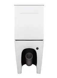 Унітаз підлоговий Qtap Robin Ultra Quiet з сидінням Slim Duroplast/ Soft-close/ Quick Release QT13226089AW - мініатюра 6