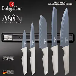 Набір ножів Berlinger Haus Aspen Collection, чорний (BH 2839) - мініатюра 2