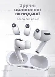 Бездротові навушники SmartX Pro Luxury Bluetooth навушники з детектором вуха, наушникі блютуз TWS White
- мініатюра 4