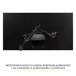 Витяжка повновбудована Weilor Luna Wbg 55 Black - мініатюра 11