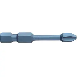 Насадка викруткова ударна USH Blue Shock Phillips PH2x50 мм Torsion подовжена 5 шт. (UUSE0063422)