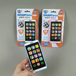 Розвивальний телефон Limo toy Смартфончик (укр/анг) (M3487), звірятка