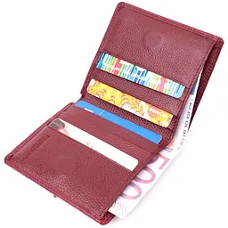 Невеликий жіночий гаманець з натуральної шкіри ST Leather 19476 бордовий - мініатюра 6