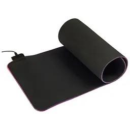 Ігрова поверхня 800x300x4 mm з RGB підсвічуванням чорний