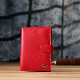 Красива обкладинка на документи для жінок з натуральної шкіри ST Leather 23118 червона - мініатюра 9