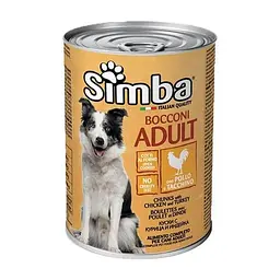 Вологий корм для собак Simba Dog Wet, курка з індичкою, 415 г (70009027)