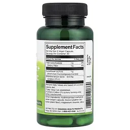 Пробіотики та пребіотики Probiotic+ Prebiotic Fiber 60 рослинних капсул Swanson vit0005057 - мініатюра 2