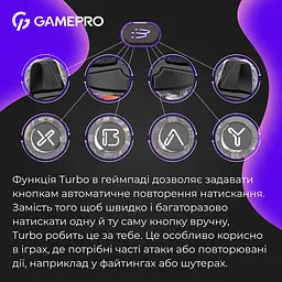 Геймпад GamePro бездротовий прозорий (GPX13T) - мініатюра 18