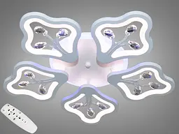 Стельова LED-люстра з диммером та підсвічуванням, 95W