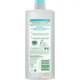 Міцелярна вода Simple Water Boost для сухої та чутливої шкіри 400 мл - мініатюра 2