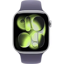 Смарт-годинник Apple Watch Series 11 GPS 46mm Silver Aluminum Case with Purple Fog Sport Band S/M (MEV94) [145293] - мініатюра 2