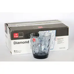 Набір склянок Bormioli Rocco Diamond dof Ocean blue 385 мл 6 шт. (302259M0) - мініатюра 2