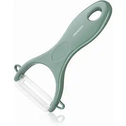 Овочечистка керамічна Ardesto Fresh 13.5×7.8 см зелена (AR8340GR) - мініатюра 3