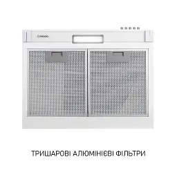 Витяжка плоска Minola HPL 622 WH - мініатюра 6