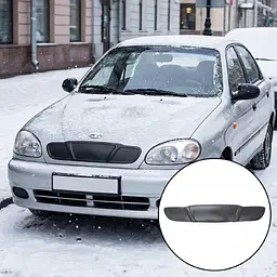 Зимова Накладка На Daewoo Lanos Решітка Гладкий Пластик (AutoElement)