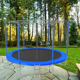 Батут Jumi Motion Sport Line 10ft (305см) з внутрішньою сіткою синій - мініатюра 3