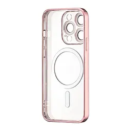 Чохол Ductil Metallic Edge with MagSafe (Protected Camera & Lens) iPhone 14 Pro Pink - мініатюра 3