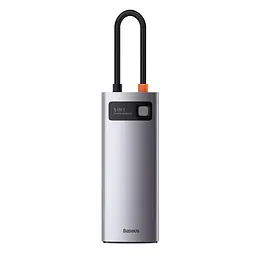Хаб конвертер Baseus Type-C Metal Gleam Series 5-in-1 3Usb HDMI Type-C 100W CAHub-CX0G - мініатюра 2