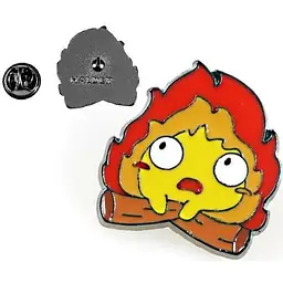Значок GeekLand Кальцифер Ходячий Замок Хаула Calcifer Howls Moving Castle HМ 22.01.134 - мініатюра 2