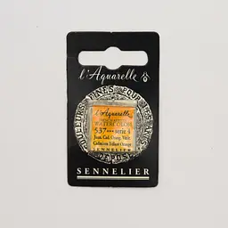 Акварельна фарба Sennelier, полукювета, S4, Кадмій жовто-помаранчевий (Cadmium Yellow Orange)
