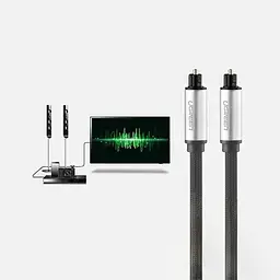 Аудіо кабель оптичний тослінк Ugreen AV108 Toslink Optical Audio Cable 3 м (UGR-10541) - мініатюра 2