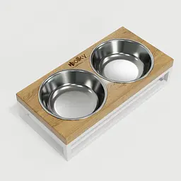 Hollky Base XS — миски на підставці для маленьких собак та котів (2 × 0,25 л) - мініатюра 8