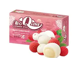 Моті QLove Exotic Lychee Mini Mochi 80г - мініатюра 3