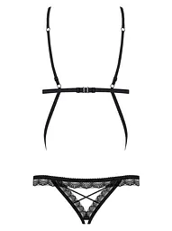 Боді Obsessive 865-TED-1 L/XL чорний - мініатюра 6