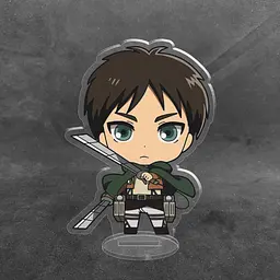 Акрилова колекційна фігурка Чібі Chibi Атака титанів Ерен Єгер 10 см - мініатюра 2