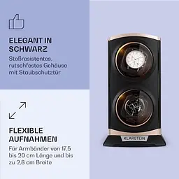 Ротомат скринька для автопідзаводу годинника Klarstein St. Gallen Premium бежевий (10040248) - мініатюра 6