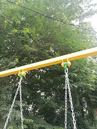 Гойдалки дитячі на ланцюгах "Літак". - мініатюра 4