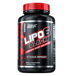 Жироспалювач Lipo-6 Black Maximum Potency, 120 капсул Nutrex Research vit0003543