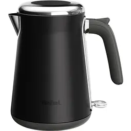 Електрочайник Tefal Collection 1.68л, Strix, нерж. сталь, чорний