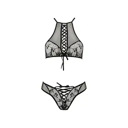 Еротичний комплект Passion AZALIA Set black L/XL - мініатюра 5