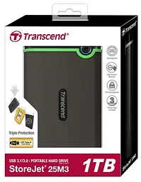 Портативний жорсткий диск Transcend 2TB USB 3.1 StoreJet 25M3 Iron Gray - мініатюра 6