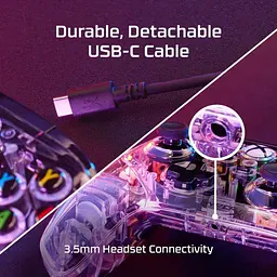Геймпад HyperX Clutch Gladiate RGB for PC/Xbox Clear (7D6H2AA) - миниатюра 7