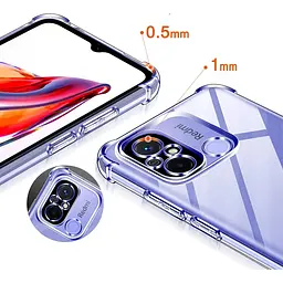 Панель BeCover Anti-Shock для Xiaomi Redmi 12C Clear (709176) - мініатюра 3