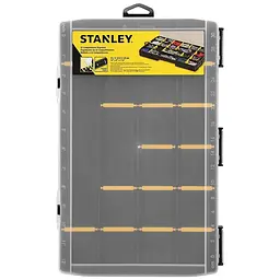 Органайзер Stanley 22 комірки з переставними перегородками пластиковий (STST81681-1) - мініатюра 3