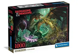 Пазл Clementoni Фантастичний Дракон, Підземелля та Дракони (Dungeons&Dragons Puzzle - 1000 pcs.), 1000 ел. (39961)