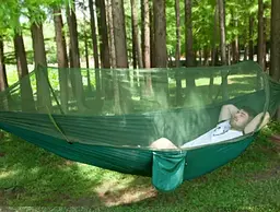 Туристичний гамак із москітною сіткою Hammock With Net - мініатюра 6