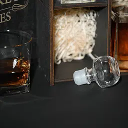 Подарунковий набір віскі Whiskey Stones №12 у дерев'яному пеналі - графін Pasabahce + склянки Baltic - мініатюра 7