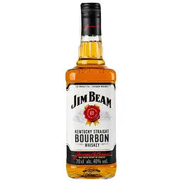 Віскі Jim Beam White Straight Bourbon, + склянка, 40 %, 0,7 л - мініатюра 2