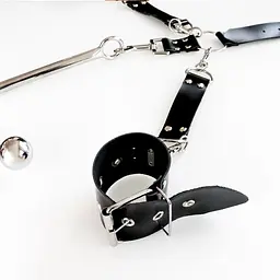 Бондажний набір з металевим анальним гаком Art of Sex Beatrice Bondage set With Anal hook № 3 - мініатюра 5