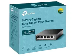 Комутатор TP-LINK TL-SG105MPE - мініатюра 3