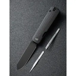 Ніж Civivi Sendy Milled, Black G10, Darkwash (C21004B-2) - мініатюра 11