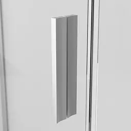Душова кабіна Am.Pm Gem 5-corner Pivot 90x90 см без піддону хром матовий W90UG-405-090MT, Хром матовий - мініатюра 5