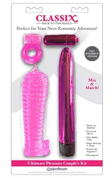 Набір секс-іграшок Classix Ultimate Pleasure Couple's Kit 4 шт. рожевий - мініатюра 2
