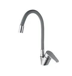 Змішувач для кухні Mixxus NEO-011 REFL.Gray із силіконовим виливом (MI6557)